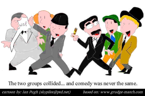 Three Stooges vs. Marx Brothers -- by Ian Pugh (skypilot@ptd.net)